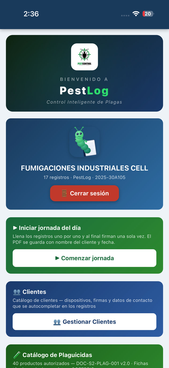 Menú principal
