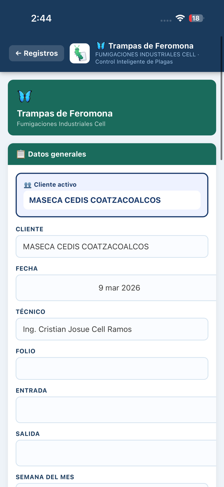 Datos del registro