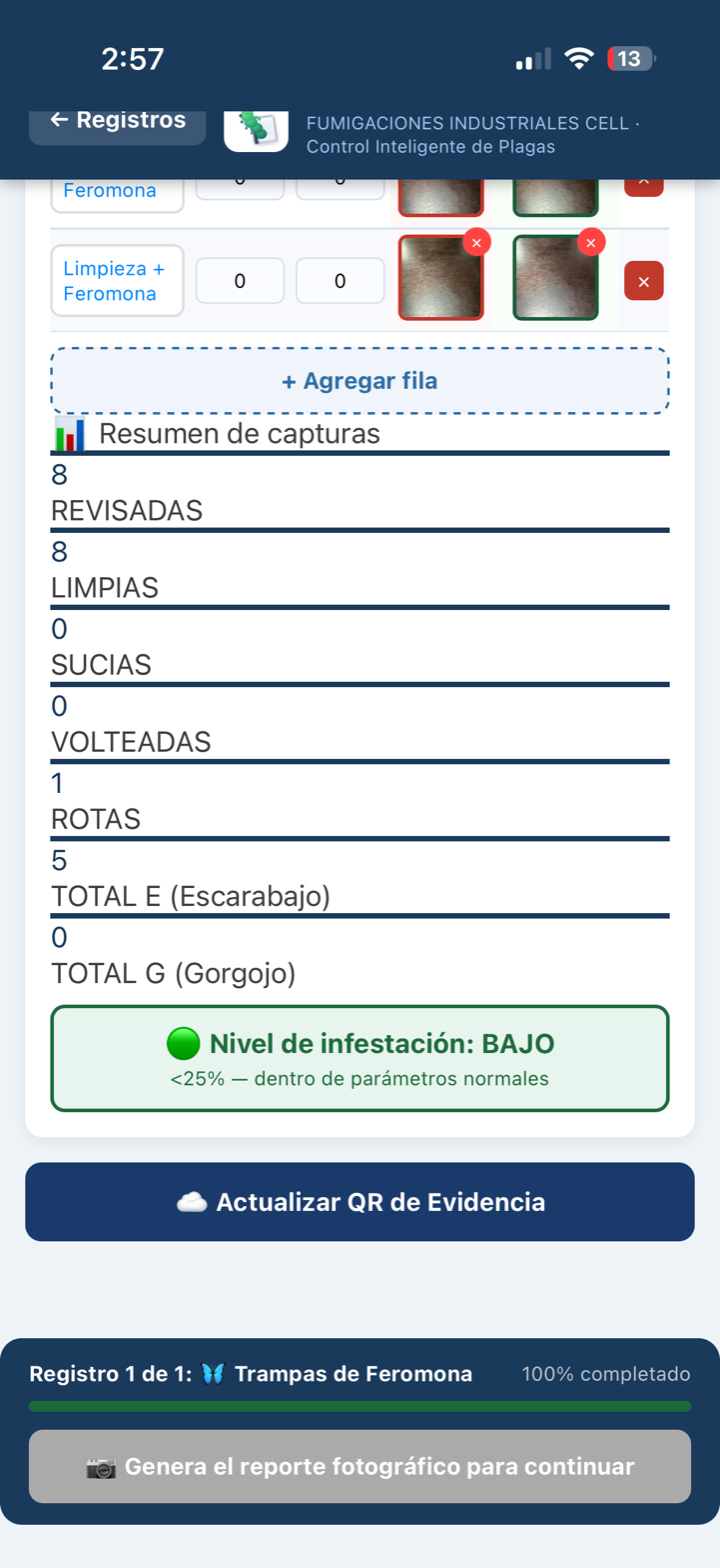 Fotos en campo