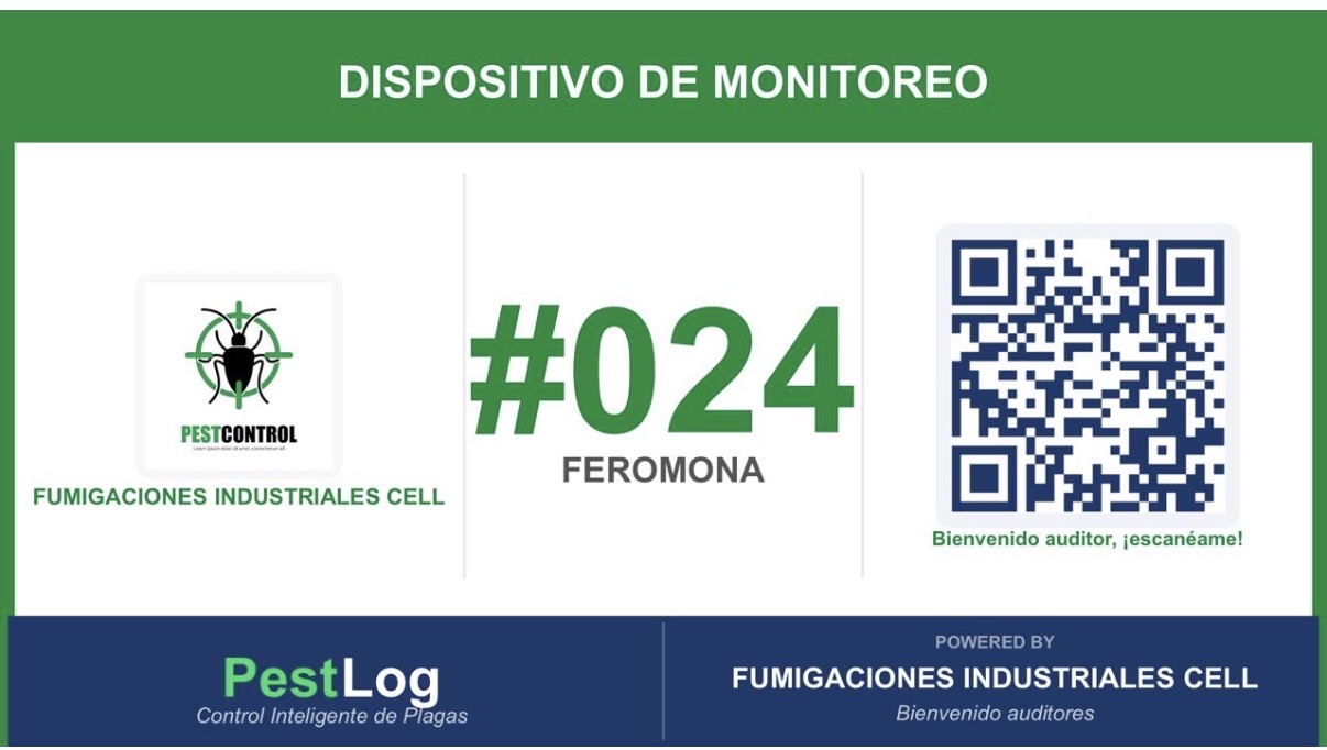 Tarjeta QR dispositivo