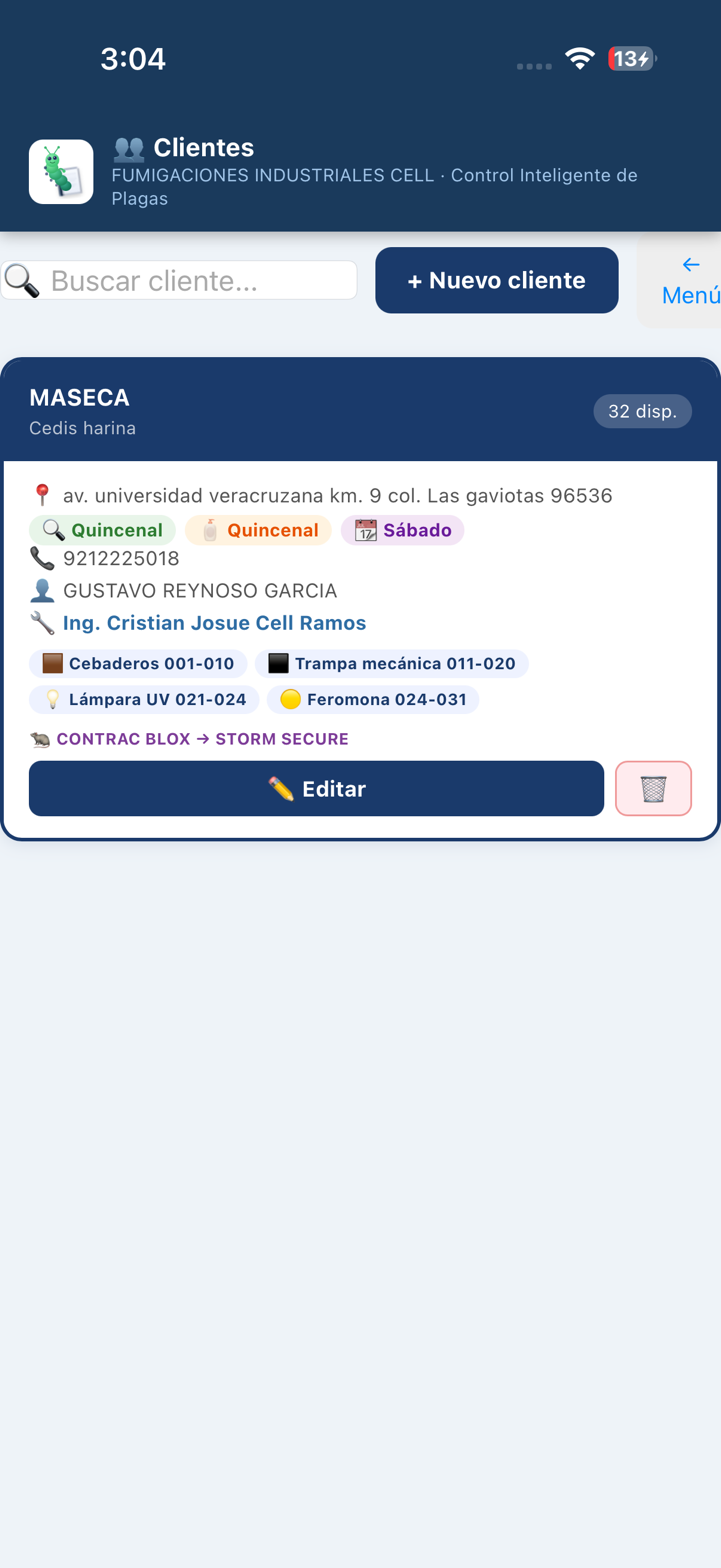 Lista clientes